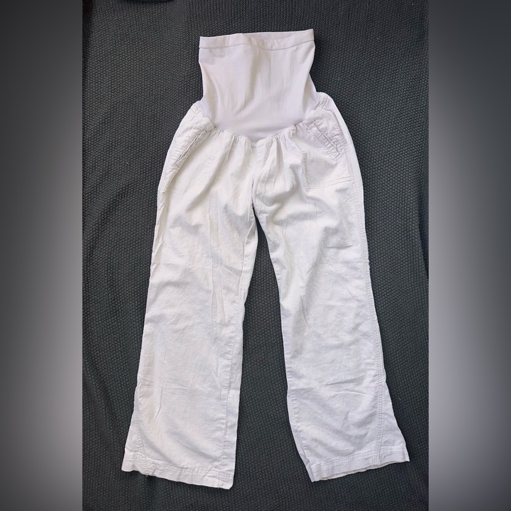 Motherhood maternity linen pant.